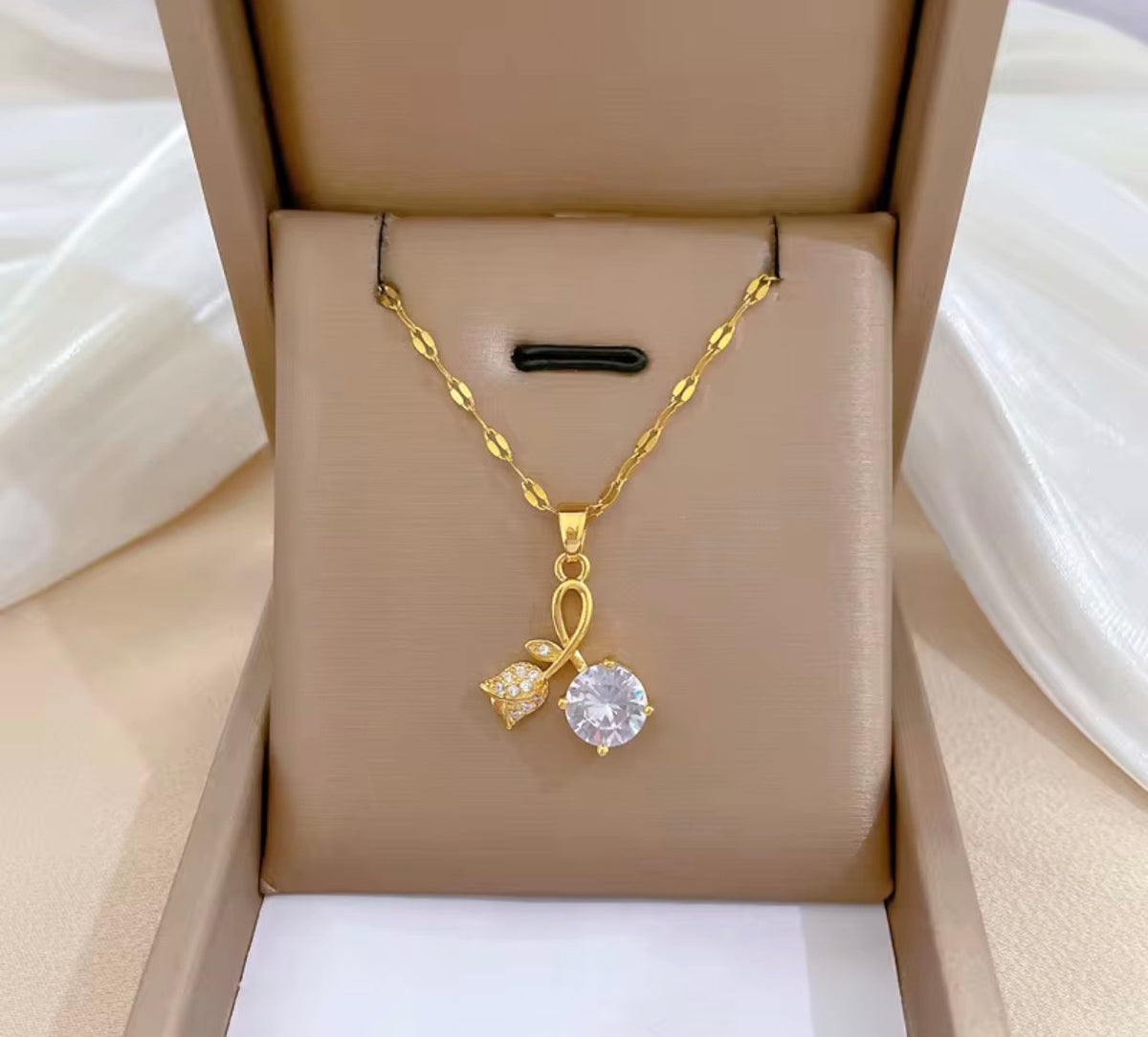 Rose Solitaire chain Premium  ALC 26