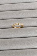 Thin stone ring