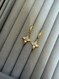 Star dangler earrings