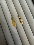Shell drop earrings