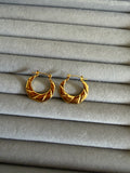 Aura Twist Hoops