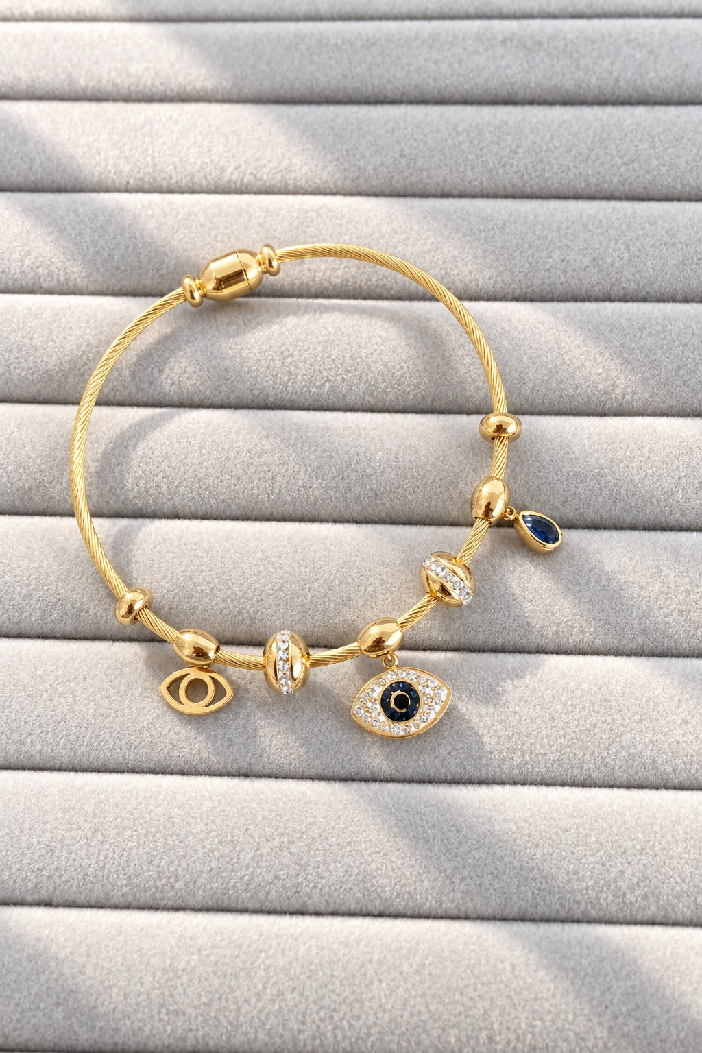 Evil eye charm bracelet