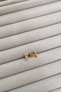 Infinity 925 silver studs