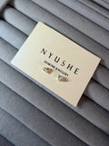 Dual heart studs