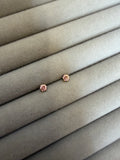 Pink stone studs