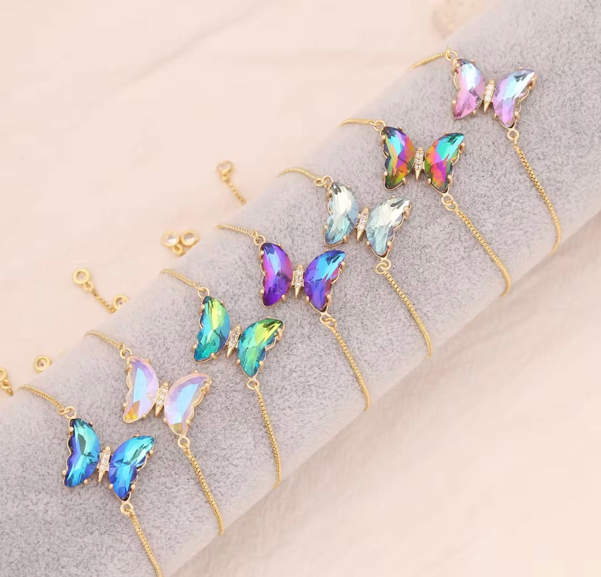 Adjustable butterfly bracelet  Premium  ALB 1