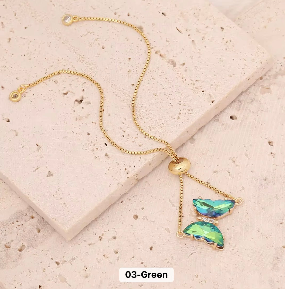 Adjustable butterfly bracelet  Premium  ALB 1