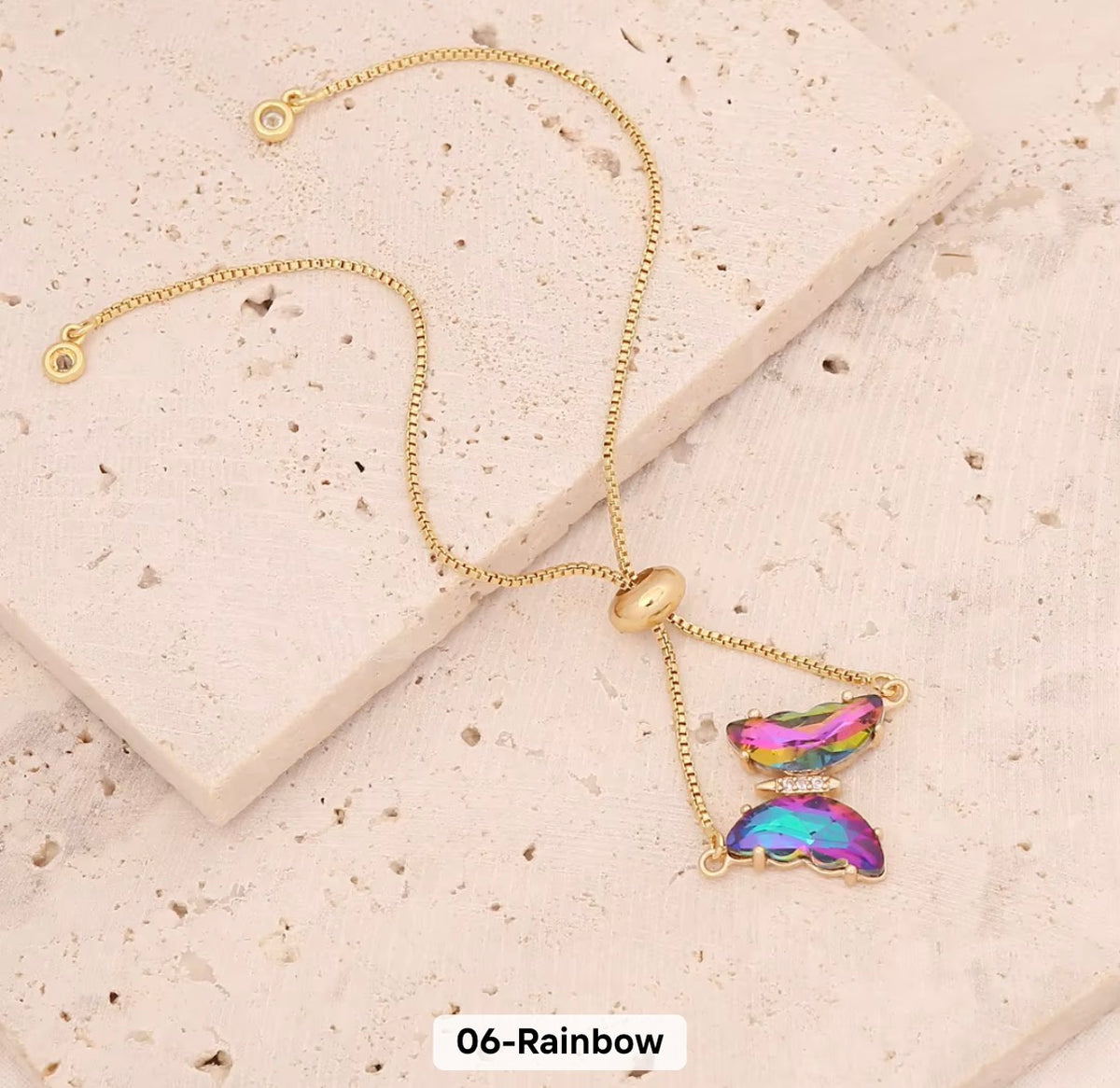 Adjustable butterfly bracelet  Premium  ALB 1