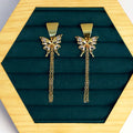 Butterfly hanging earrings BH8
