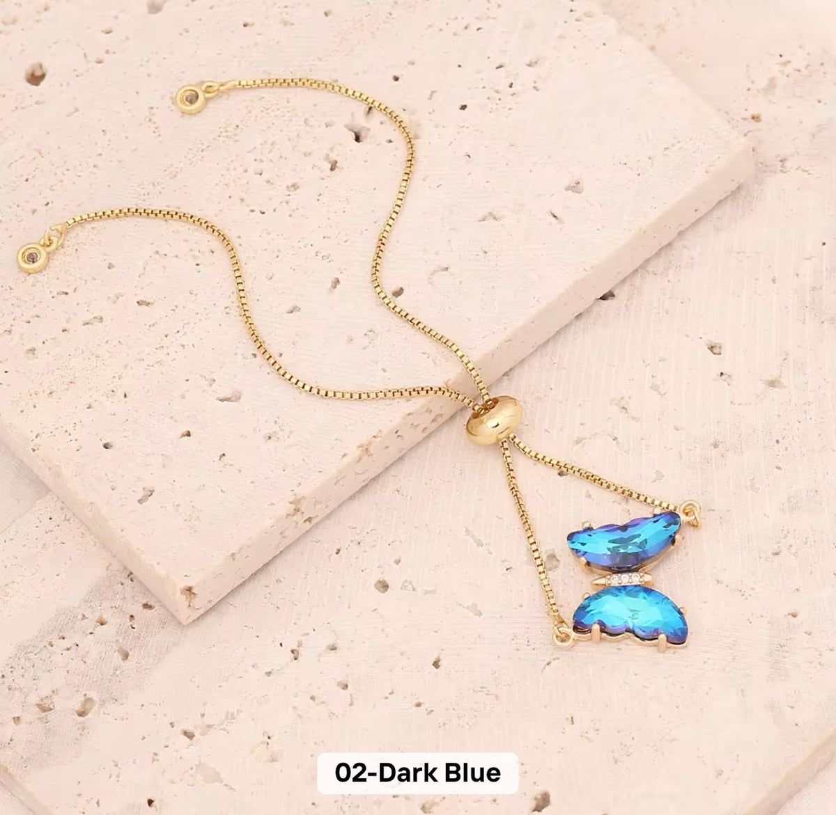 Adjustable butterfly bracelet  Premium  ALB 1