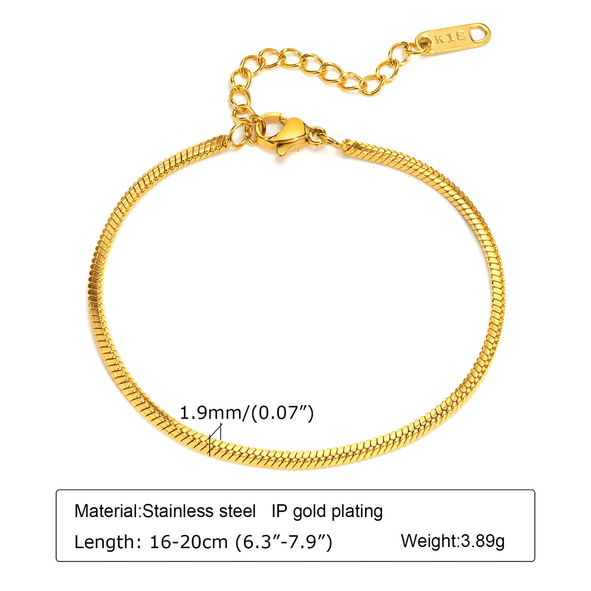 Minimal bracelet NIB 3