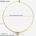 Heart stone choker NICH 8